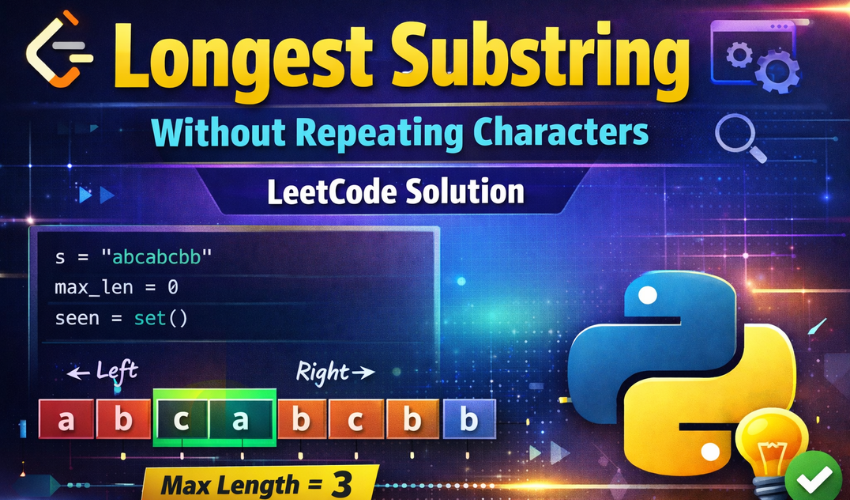 Longest Substring Without Repeating Characters LeetCode